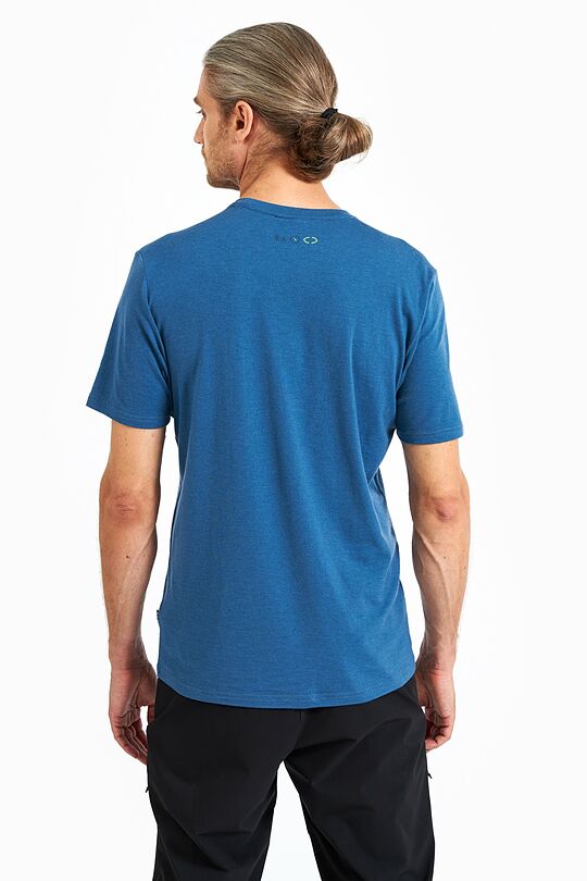 Outdoor merino T-shirt with print 2 | BLUE | Audimas