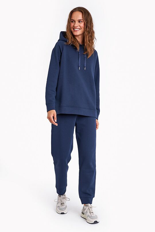 Organic cotton fleece sweatpants 1 | BLUE | Audimas