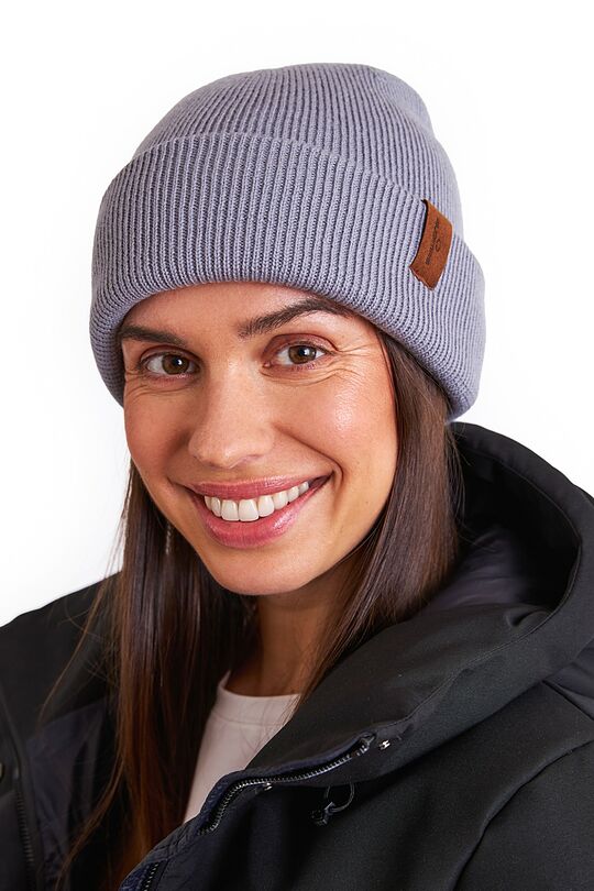 Merino fisherman beanie 1 | GREY | Audimas