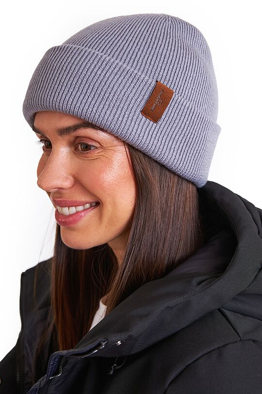 Merino fisherman beanie 2 | GREY | Audimas