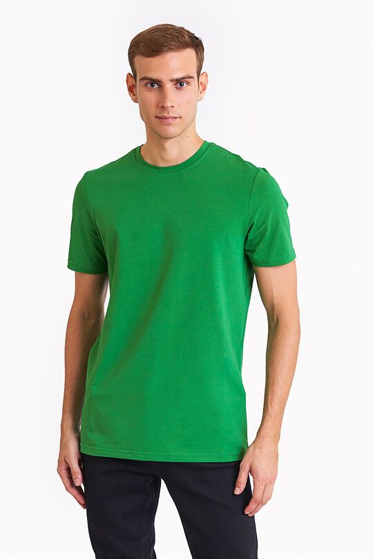 Organic cotton short sleeve T-shirt 1 | GREEN | Audimas