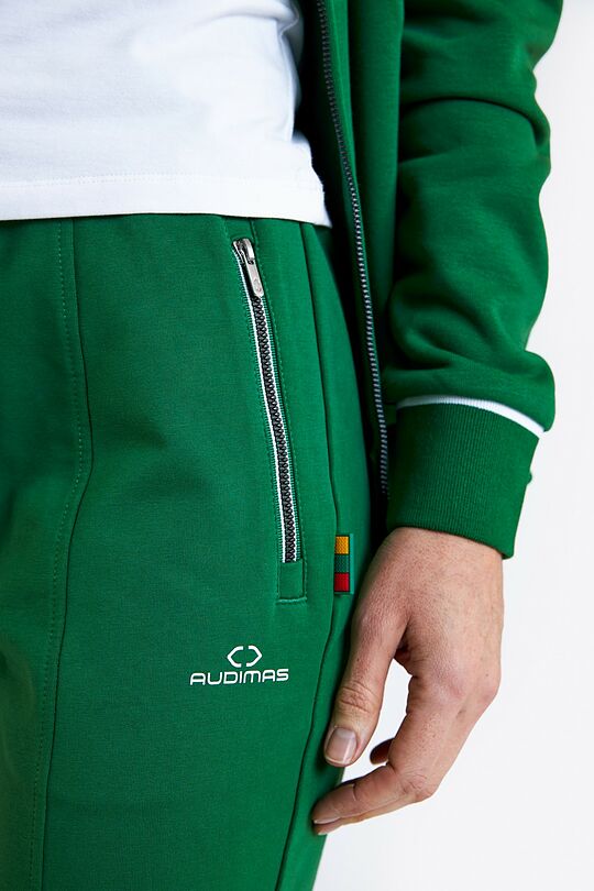 National collection cotton sweatpants 4 | GREEN | Audimas