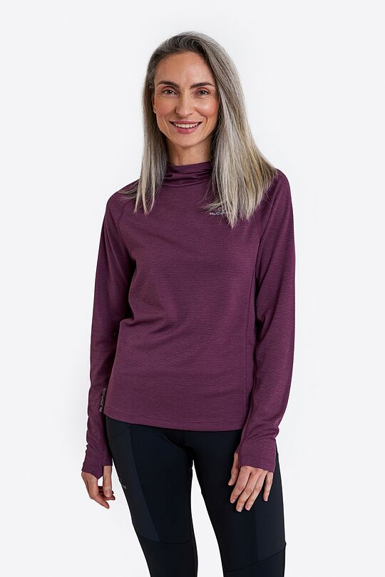 Outdoor light sun shield hoodie 1 | BURGUND | Audimas