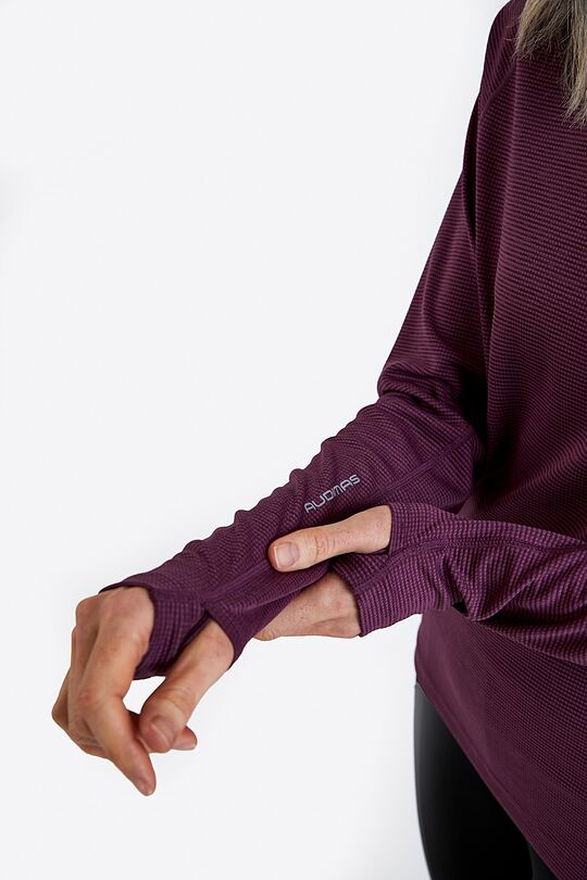 Outdoor light sun shield hoodie 5 | BURGUND | Audimas