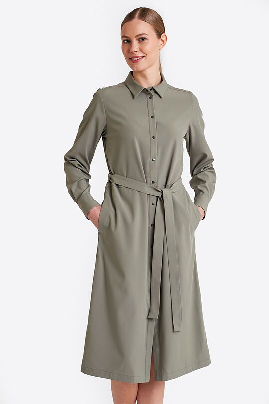 Long shirt dress 1 | GREEN | Audimas