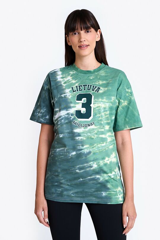 Unisex short sleeved cotton T-shirt 1 | GREEN | Audimas