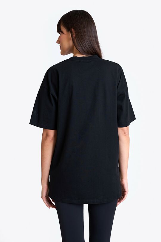 Unisex short sleeved cotton T-shirt 4 | BLACK | Audimas