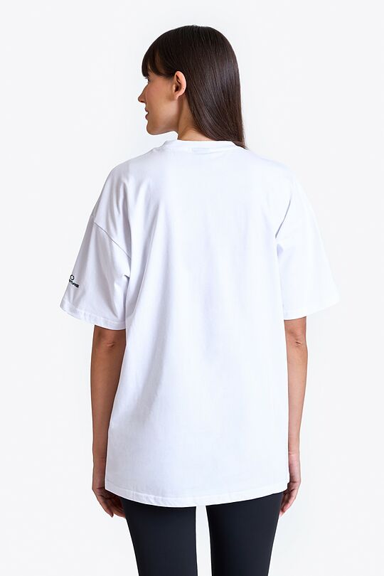 Unisex short sleeved cotton T-shirt 3 | WHITE | Audimas