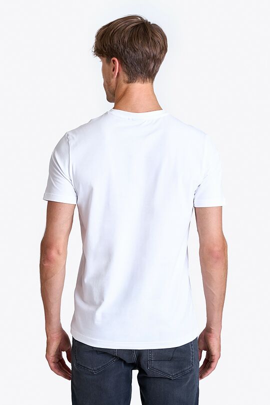 Short sleeve cotton T-shirt 2 | WHITE | Audimas