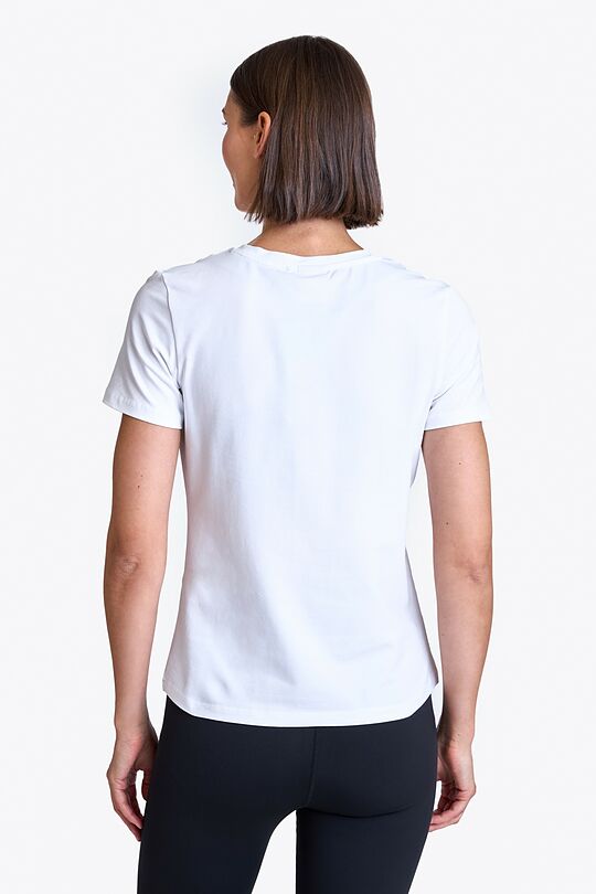 Cotton short sleeve T-shirt 2 | WHITE | Audimas