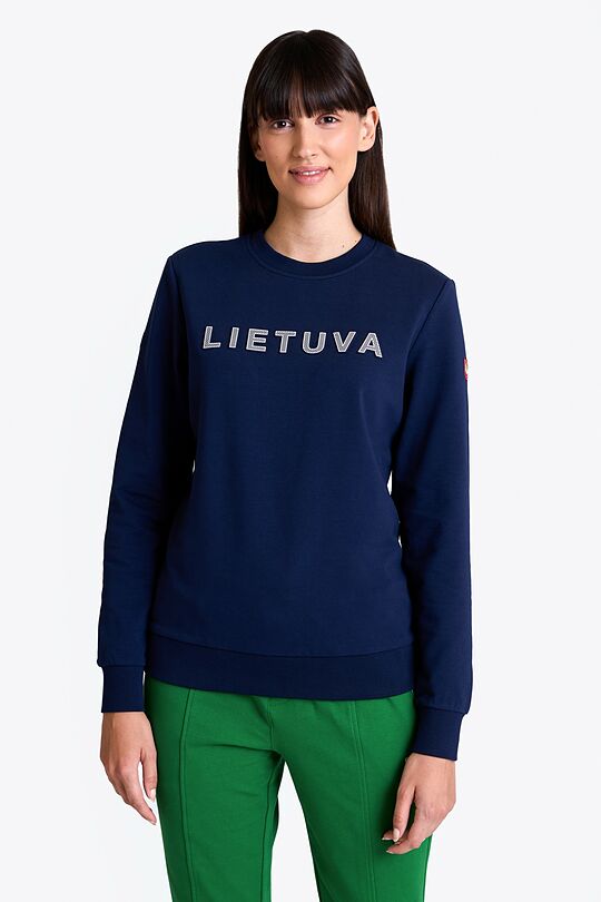 National collection embroidered sweatshirt 1 | BLUE | Audimas