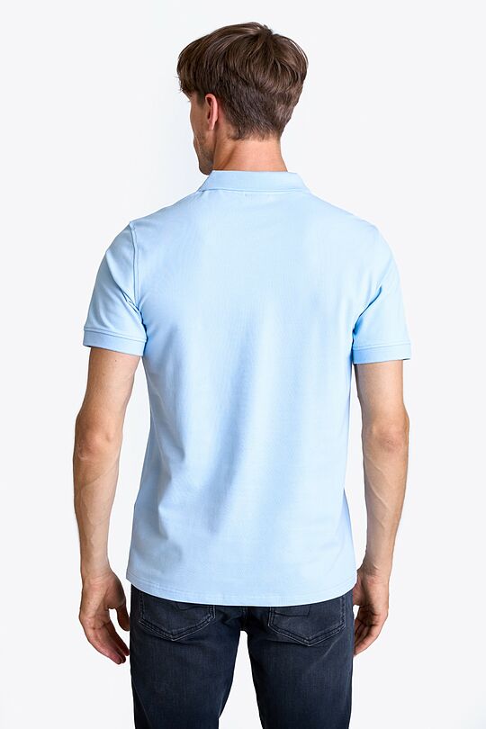 Organic cotton polo T-shirt 2 | BLUE | Audimas