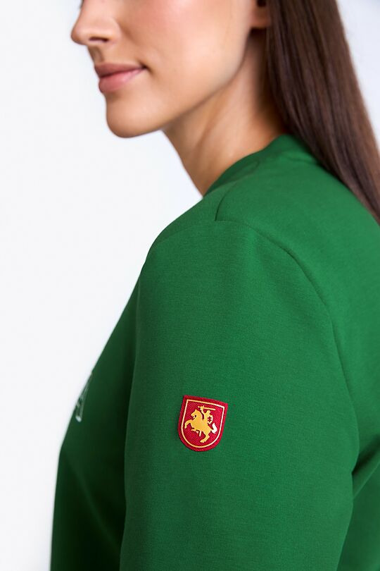 National collection embroidered sweatshirt 4 | GREEN | Audimas