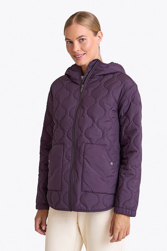 Short quilted transitional jacket 1 | PURPLE | Audimas