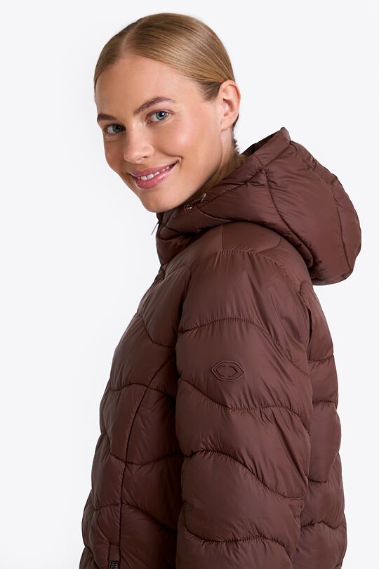 Quilted coat 4 | BROWN | Audimas