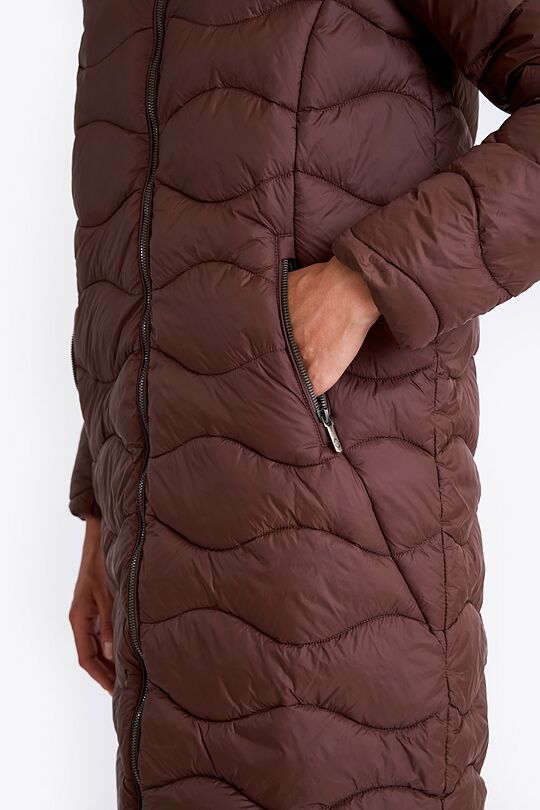 Quilted coat 6 | BROWN | Audimas