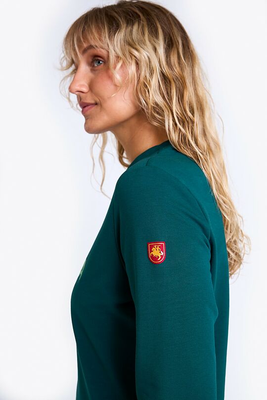 National collection embroidered sweatshirt 4 | GREEN | Audimas