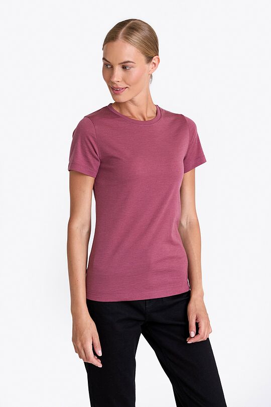 Light merino wool T-shirt 1 | PINK | Audimas