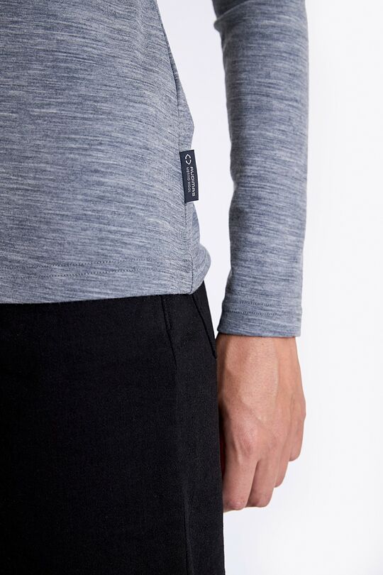 Light merino wool long sleeves top 3 | GREY | Audimas