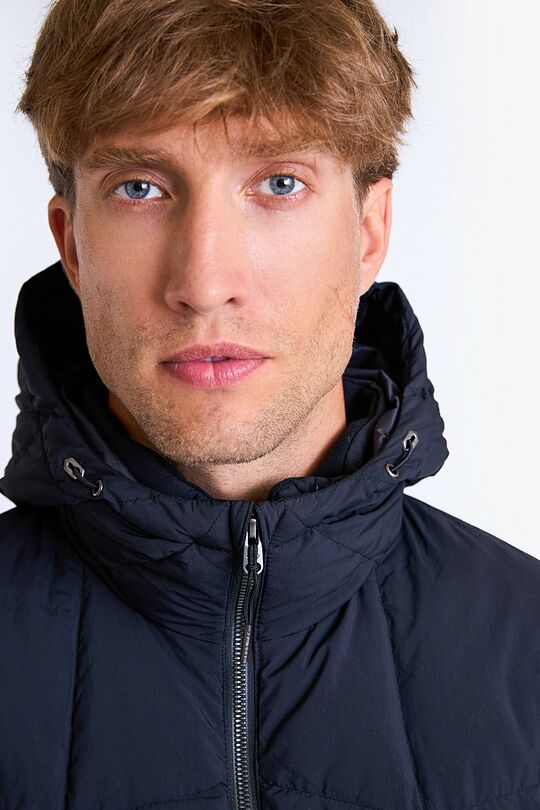 Down jacket with hood 4 | BLACK | Audimas