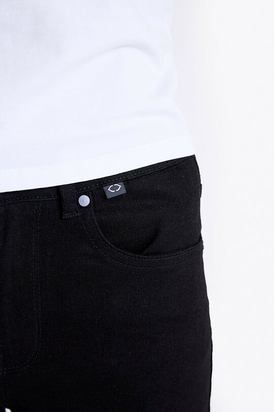 Slim fit jeans with elastane 4 | BLACK | Audimas