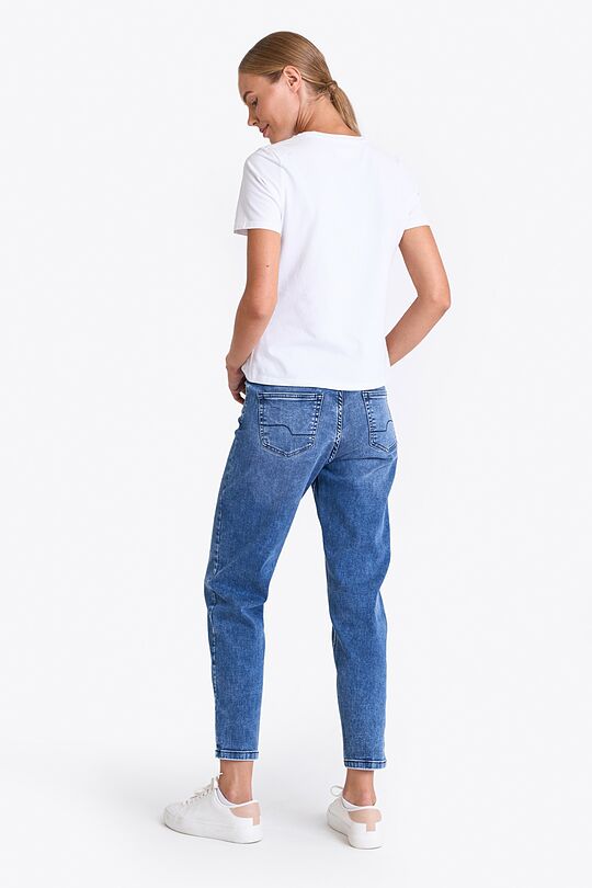 Tapered fit jeans with elastane 2 | BLUE | Audimas