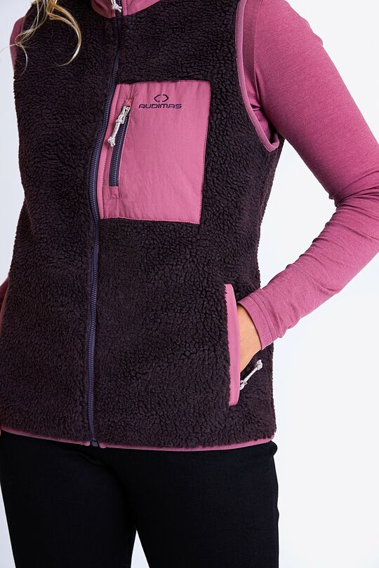 Sherpa fleece vest 3 | PURPLE | Audimas