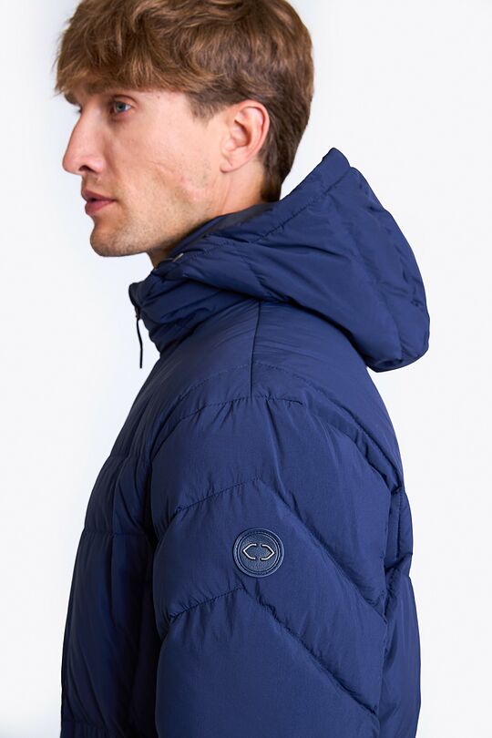 Down jacket with hood 3 | BLUE | Audimas