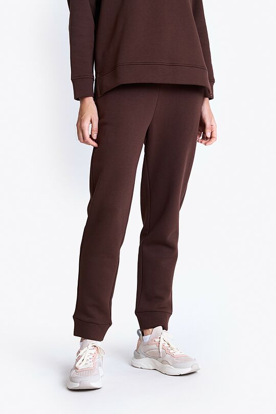 Cotton fleece sweatpants 2 | BROWN | Audimas