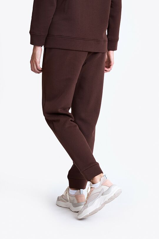 Cotton fleece sweatpants 3 | BROWN | Audimas