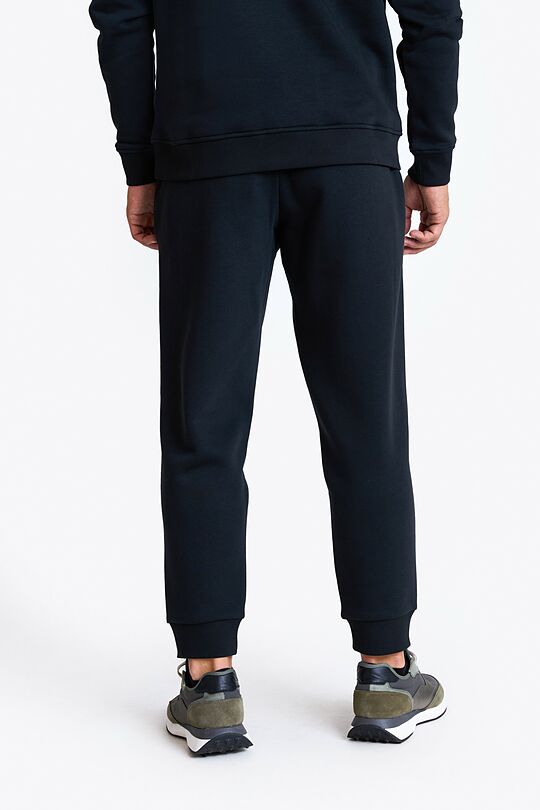 Cotton fleece sweatpants 3 | BLACK | Audimas