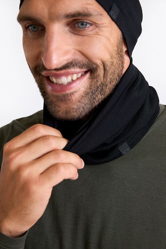 Merino wool neck cuff 3 | BLACK | Audimas