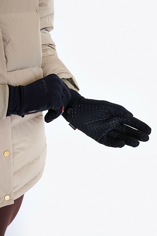 Polartec grip gloves 2 | BLACK | Audimas