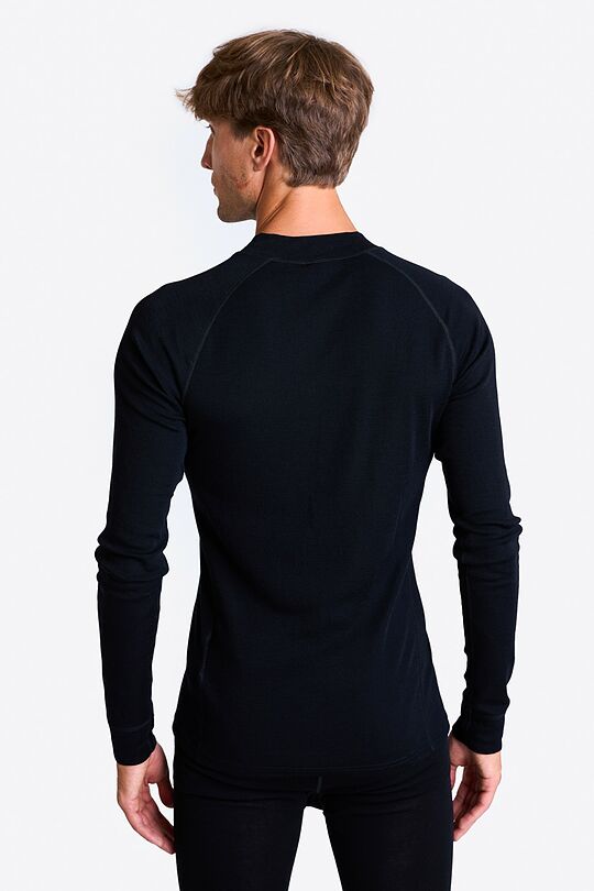 Merino baselayer long sleeve top 2 | BLACK | Audimas