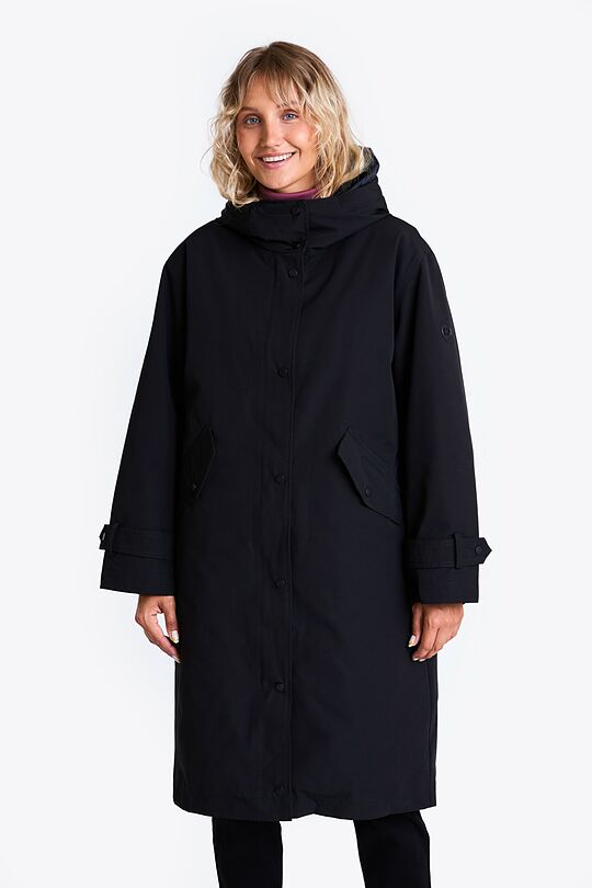 Long coat with detachable insulation 1 | BLACK | Audimas