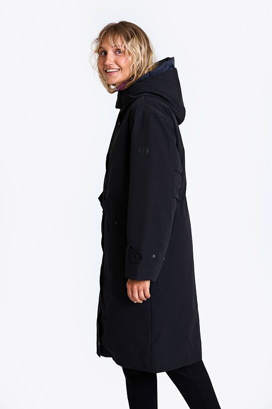 Long coat with detachable insulation 3 | BLACK | Audimas