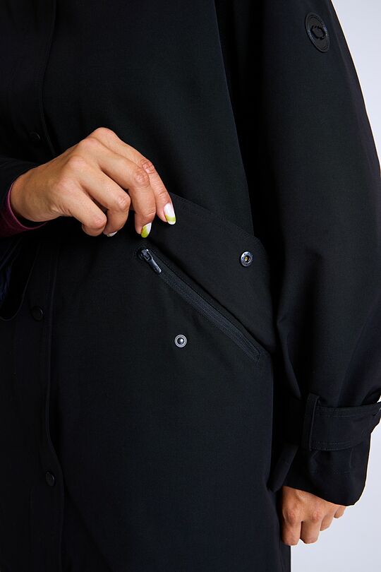 Long coat with detachable insulation 6 | BLACK | Audimas