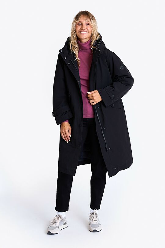 Long coat with detachable insulation 10 | BLACK | Audimas