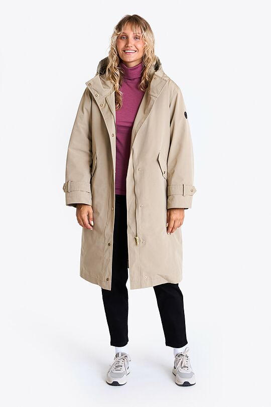 Long coat with detachable insulation 10 | Cream | Audimas