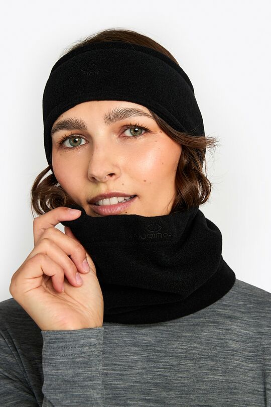 Polartec 100 Series fleece headband 4 | BLACK | Audimas