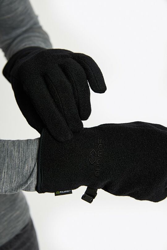 Polartec 100 Series fleece gloves 2 | BLACK | Audimas