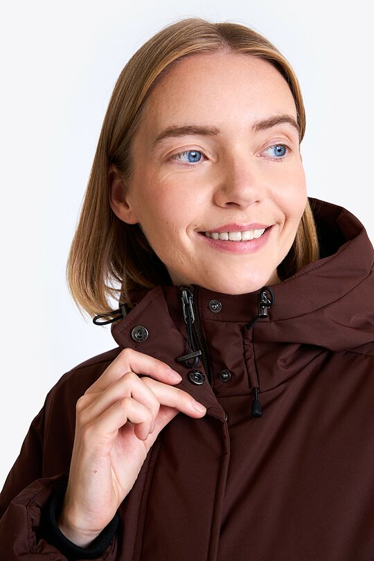 Down coat with membrane 4 | BROWN | Audimas