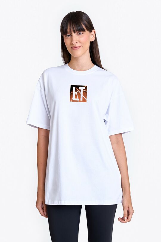 Short sleeves cotton T-shirt Lithuania - the kingdom of basketball 2 | WHITE | Audimas