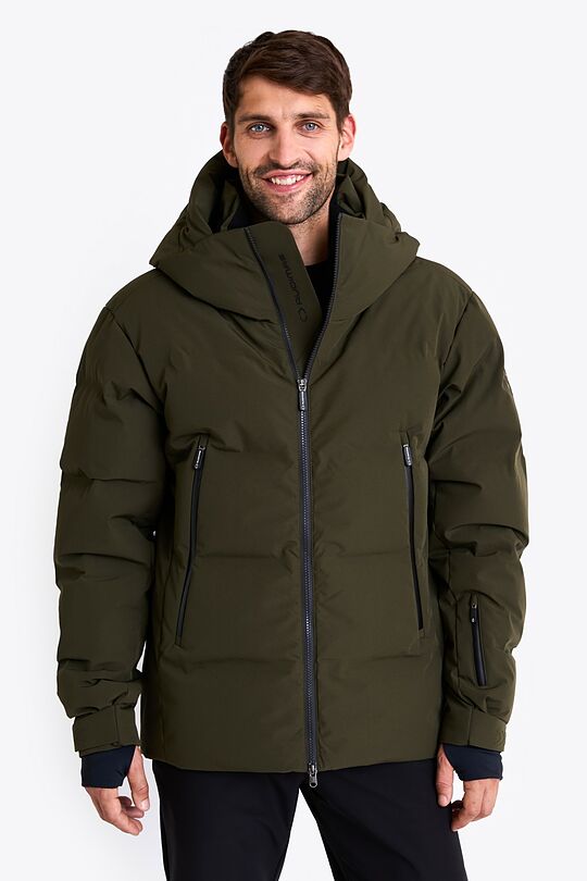 Universal down ski jacket with membrane 1 | GREEN | Audimas