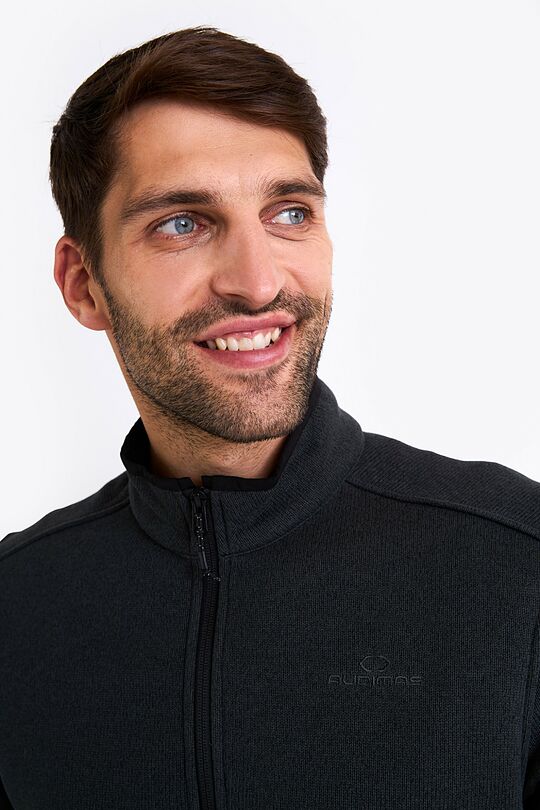 Polartec Thermal Pro Fleece Full Zip 3 | BLACK | Audimas