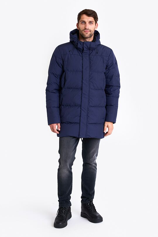 Long down jacket 7 | BLUE | Audimas