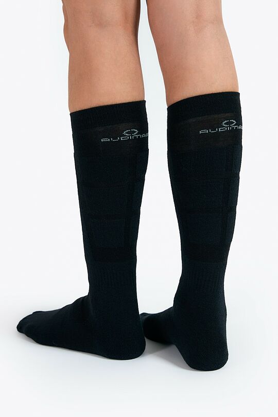 Long socks for winter sports 2 | BLACK | Audimas