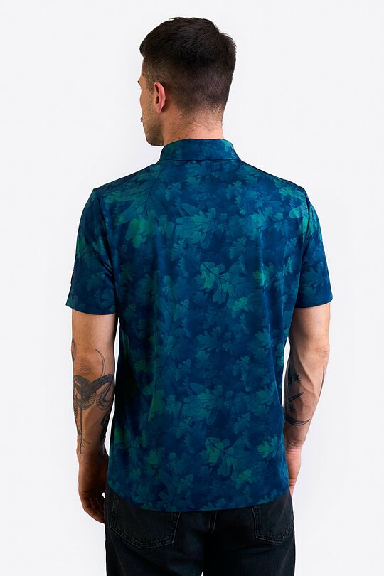 National collection oak print polo T-shirt 2 | BLUE | Audimas