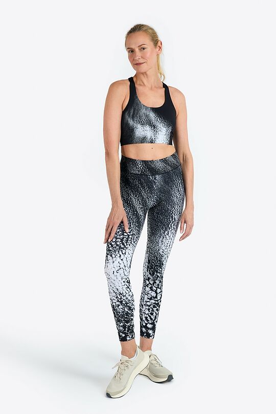 Printed sport leggings Audimas x DUE. 5 | BLACK | Audimas