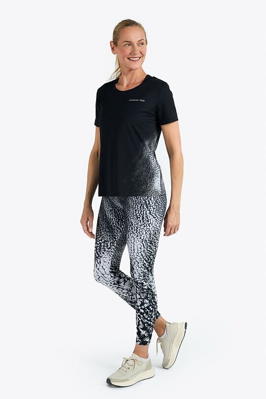 Printed sport leggings 6 | BLACK | Audimas